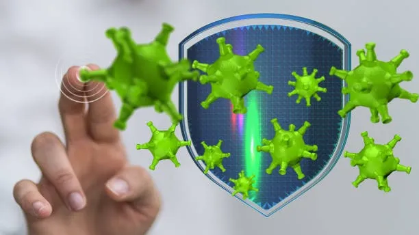 Hand shielding against fungus, representing AppaNail's protection from future fungal infections and recurrence.