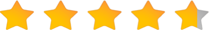 5 stars rating
